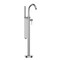 Keeney Mfg Single Handle Floor Mounted Freestanding Tub Filler, Chrome, Handle Type: Lever DEL45CCP - alternate 1